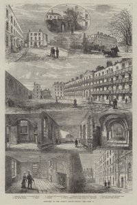 Croquis de la prison de la Queen
